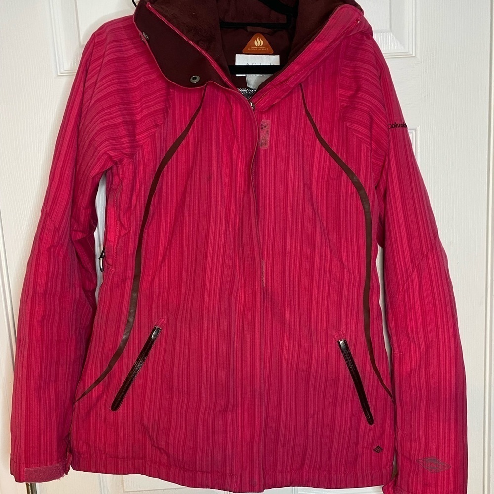 Columbia Omni‎ Heat Thermal Comfort Jacket Pink Size Small